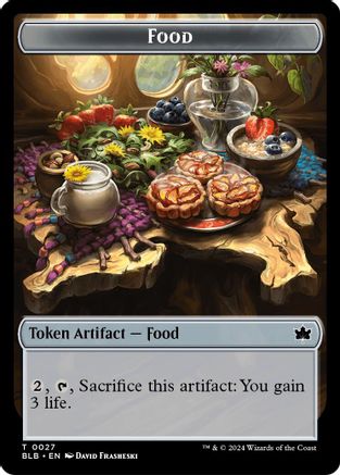 Food // Clue Token Double-Sided Token (SOS-27 // 14) [Secrets of Strixhaven] | Shuffle n Cut Hobbies & Games