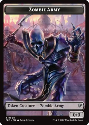 Zombie Army // Goblin Double-Sided Token (FRC-8 // 9) [Commander: Reality Fracture] | Shuffle n Cut Hobbies & Games