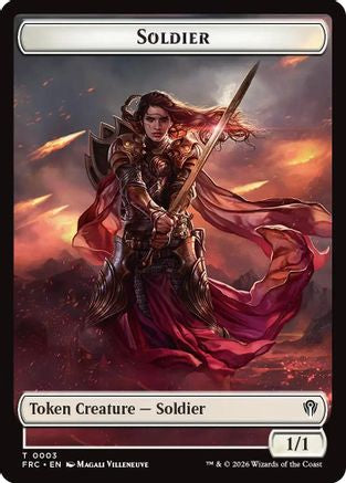 Soldier // Map Double-Sided Token (FRC-3 // 14) [Commander: Reality Fracture] | Shuffle n Cut Hobbies & Games