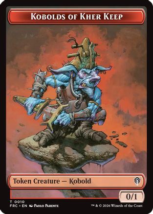 Kobolds of Kher Keep // Phyrexian Mite Double-Sided Token (FRC-10 // 16) [Commander: Reality Fracture] | Shuffle n Cut Hobbies & Games