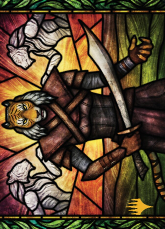 Zar Ojanen, Scion of Efrava Art Card (Gold-Stamped Signature) [Dominaria United Art Series] | Shuffle n Cut Hobbies & Games