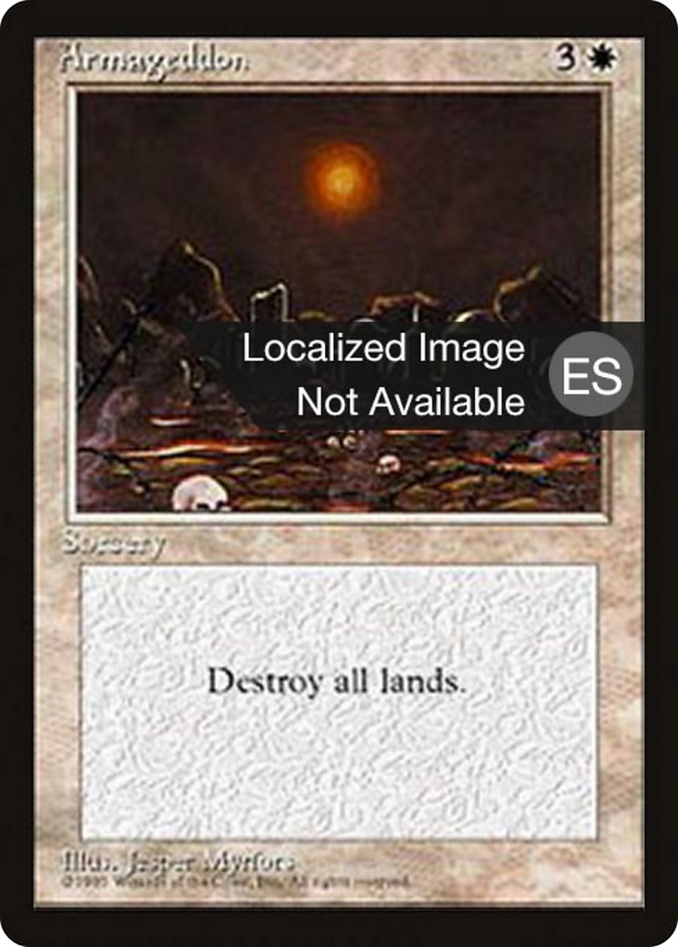 Armageddon [Fourth Edition Foreign Black Border] | Shuffle n Cut Hobbies & Games