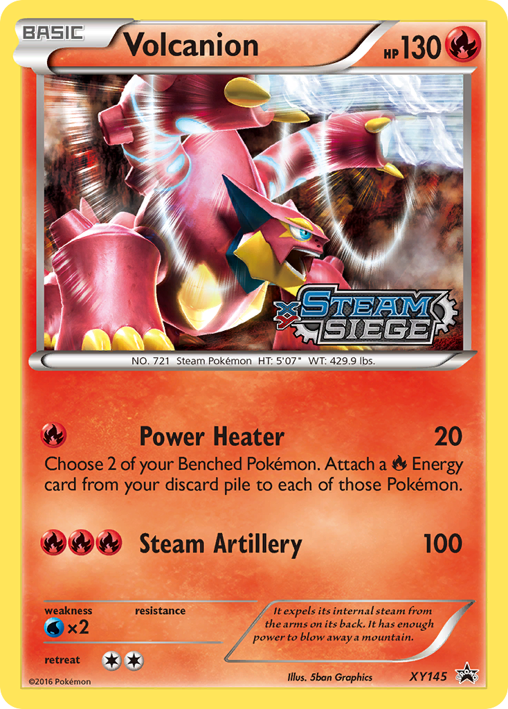 Volcanion (XY145) [XY: Black Star Promos] | Shuffle n Cut Hobbies & Games