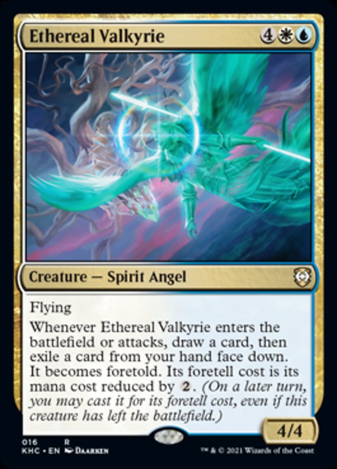 Ethereal Valkyrie [Kaldheim Commander] | Shuffle n Cut Hobbies & Games