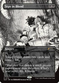 Sign in Blood (SLD-2712) [Secret Lair Drop Series]