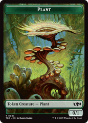 Insect (0022) // Plant Double-Sided Token [Tarkir: Dragonstorm Commander Tokens] | Shuffle n Cut Hobbies & Games