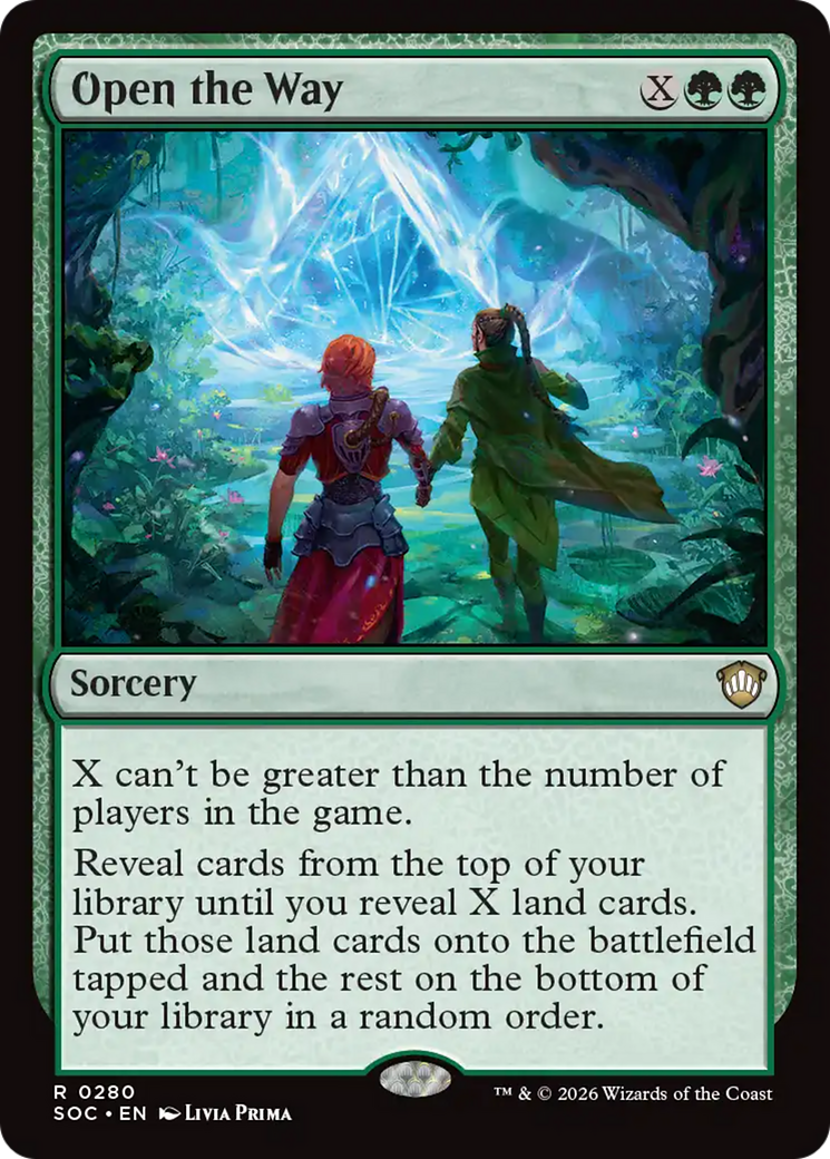 Open the Way [Secrets of Strixhaven Commander] | Shuffle n Cut Hobbies & Games