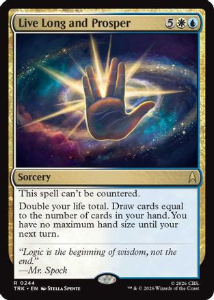 Live Long and Prosper (TRK-244) [Star Trek] Foil