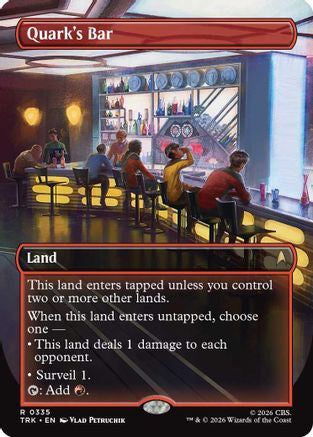 Quark's Bar (Borderless) (TRK-335) [Star Trek] Foil