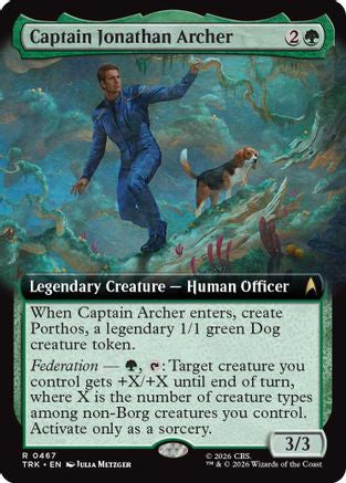Captain Jonathan Archer (Extended Art) (TRK-467) [Star Trek] Foil