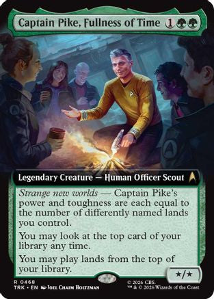 Captain Pike, Fullness of Time (Extended Art) (TRK-468) [Star Trek] Foil