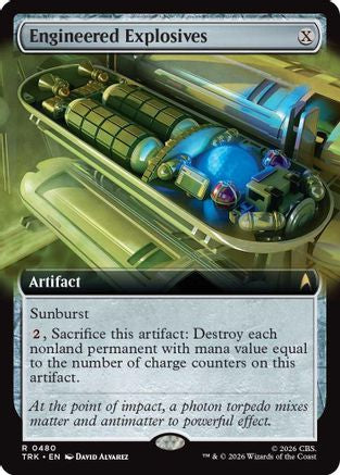 Engineered Explosives (Extended Art) (TRK-480) [Star Trek] Foil