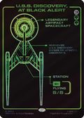 U.S.S. Discovery, at Black Alert (Showcase) (TRK-554) [Star Trek] Foil