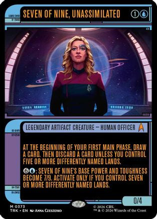 Seven of Nine, Unassimilated (Showcase) (TRK-373) [Star Trek]