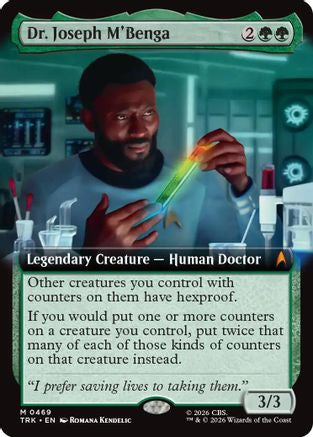 Dr. Joseph M'Benga (Extended Art) (TRK-469) [Star Trek] Foil