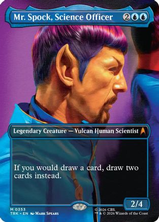 Mr. Spock, Science Officer (Borderless) (TRK-353) [Star Trek]