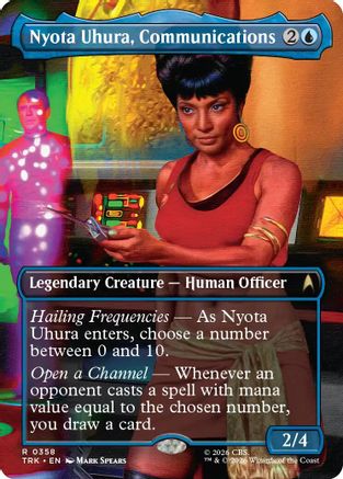 Nyota Uhura, Communications Officer (Borderless) (TRK-358) [Star Trek]