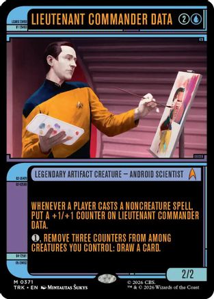 Lieutenant Commander Data (Showcase) (TRK-371) [Star Trek] Foil