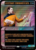 Lieutenant Commander Data (Showcase) (Surge Foil) (TRK-505) [Star Trek] Foil