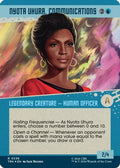 Nyota Uhura, Communications (Showcase) (Surge Foil) (TRK-536) [Star Trek] Foil