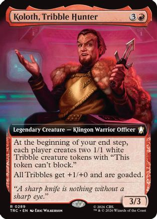 Koloth, Tribble Hunter (Extended Art) (TRK-289) [Star Trek]