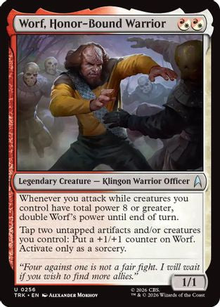 Worf, Honor-Bound Warrior (TRK-256) [Star Trek]