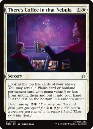 There's Coffee in that Nebula (TRK-040) [Star Trek] Foil