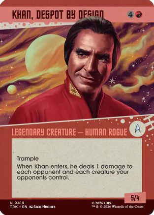 Khan, Despot by Design (Showcase) (TRK-419) [Star Trek]