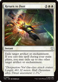 Return to Dust (Surge Foil) (TRC-427) [Commander: Star Trek] Foil