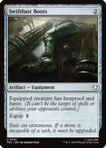 Swiftfoot Boots (Surge Foil) (TRC-501) [Commander: Star Trek] Foil