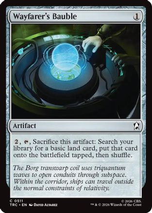 Wayfarer's Bauble (Surge Foil) (TRC-511) [Commander: Star Trek] Foil