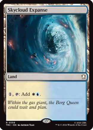Skycloud Expanse (Surge Foil) (TRC-559) [Commander: Star Trek] Foil