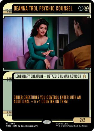 Deanna Troi, Psychic Counsel (Showcase) (TRK-365) [Star Trek]