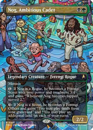 Nog, Ambitious Cadet (Borderless) (TRK-351) [Star Trek] Foil