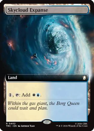 Skycloud Expanse (Extended Art) (TRC-402) [Commander: Star Trek]