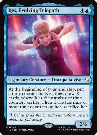Kes, Evolving Telepath (Surge Foil) (TRC-045) [Commander: Star Trek] Foil