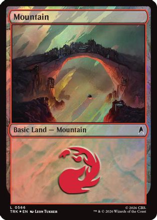 Mountain (TRC-566) (Surge Foil) [Commander: Star Trek] Foil