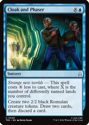 Cloak and Phaser (TRK-049) [Star Trek] Foil
