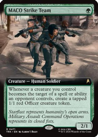 MACO Strike Team (Extended Art) (TRK-471) [Star Trek] Foil