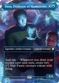 Data, Professor of Humanities (Borderless) (TRC-189) [Commander: Star Trek] Foil