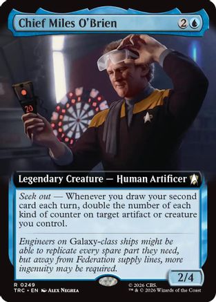 Chief Miles O'Brien (Extended Art) (TRC-249) [Commander: Star Trek]
