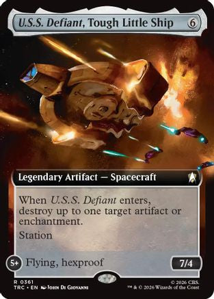 U.S.S. Defiant, Tough Little Ship (Extended Art) (TRC-361) [Commander: Star Trek]