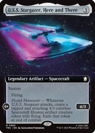 U.S.S. Stargazer, Here and There (Extended Art) (TRC-365) [Commander: Star Trek]