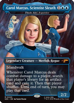 Carol Marcus, Scientist Sleuth - Thada Adel, Acquisitor (Borderless) (SDS-005) [Star Trek: Stardates]