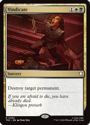 Vindicate (TRC-482) [Commander: Star Trek]