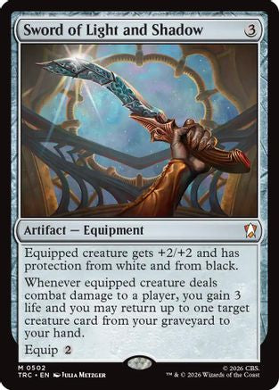 Sword of Light and Shadow (Surge Foil) (TRC-502) [Commander: Star Trek] Foil