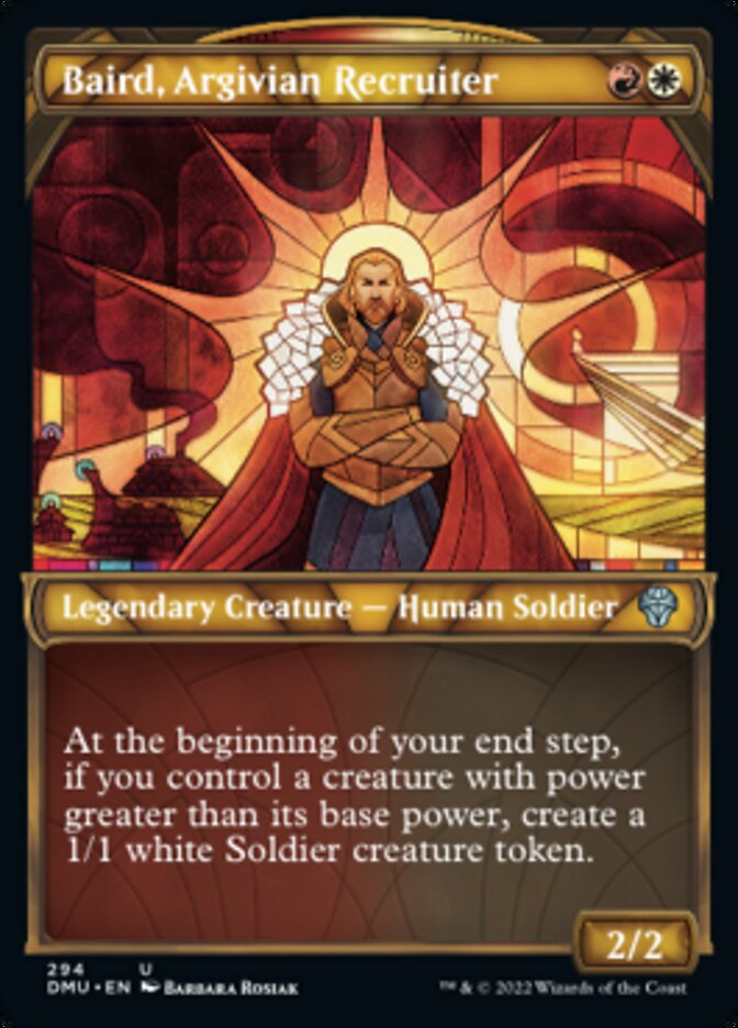 Baird, Argivian Recruiter (Showcase) [Dominaria United] | Shuffle n Cut Hobbies & Games