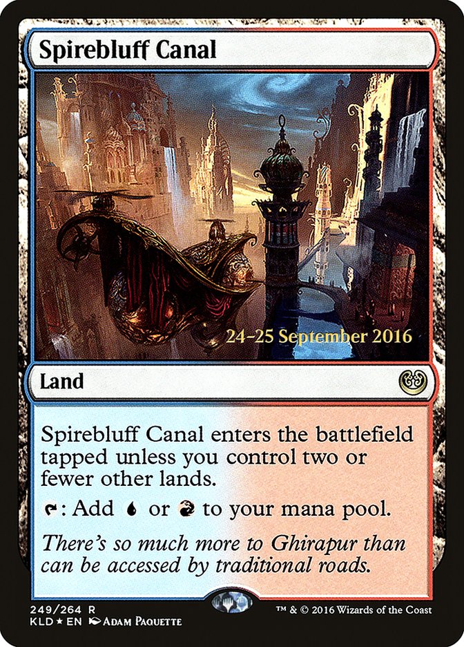 Spirebluff Canal [Kaladesh Prerelease Promos] | Shuffle n Cut Hobbies & Games