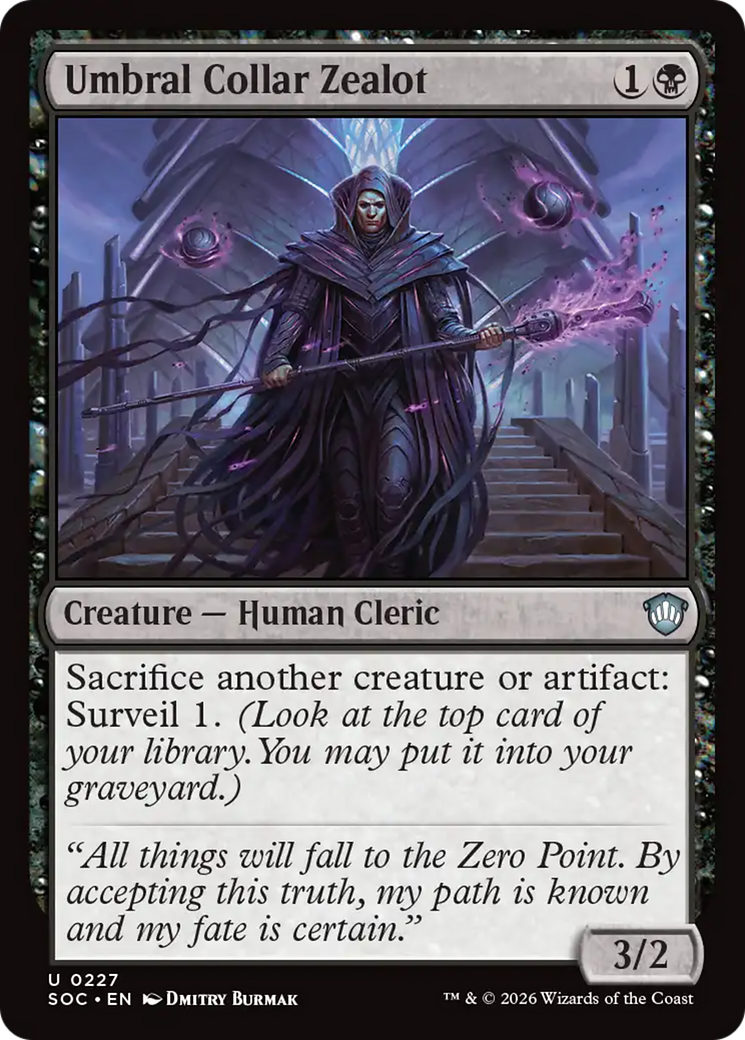 Umbral Collar Zealot [Secrets of Strixhaven Commander] | Shuffle n Cut Hobbies & Games