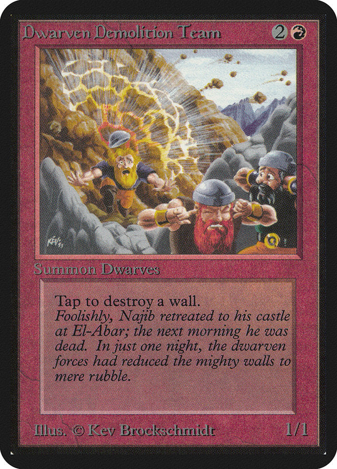 Dwarven Demolition Team [Alpha Edition] | Shuffle n Cut Hobbies & Games